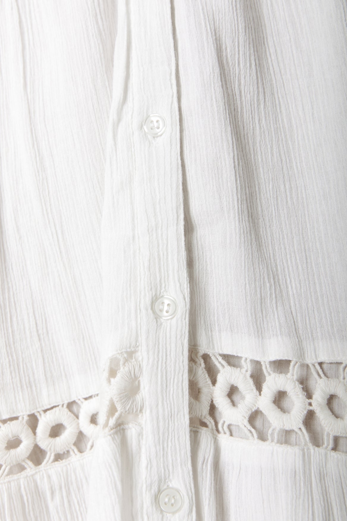 Colourful Rebel Jalie Mini Tape Shirt Dress | Off white