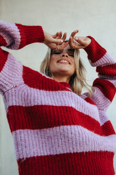 Colourful Rebel Kinza Knit | Red 