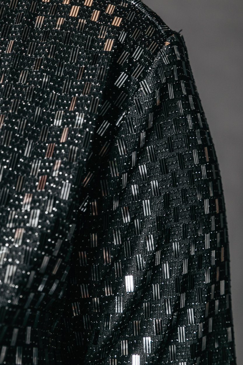 Colourful Rebel Lara Glitter Wrap Playsuit | Metallic silver 