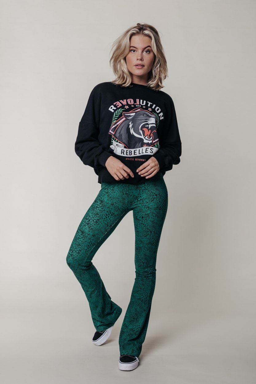 Colourful Rebel Leopard Peached Flare | Green 1100196924957