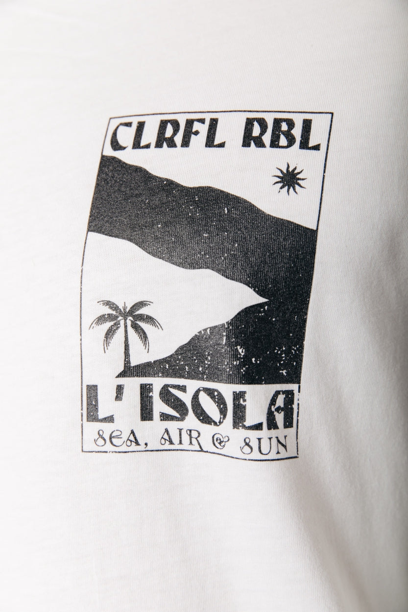 Colourful Rebel L'Isola Tee | White