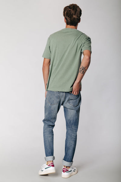 Colourful Rebel L'Isola Washed Tee | Washed army