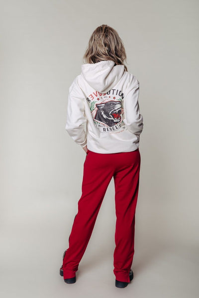 Colourful Rebel Loa Tracksuit Pants | Red 1100459337418