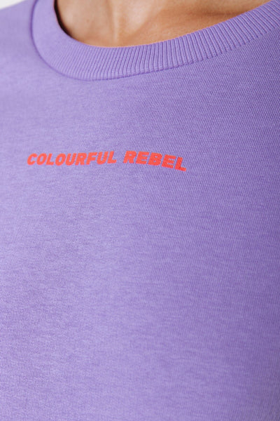 Colourful Rebel Logo Sweat | Lilac