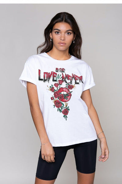 Colourful Rebel Love Answer Tee | White 
