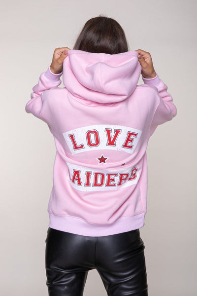 Colourful Rebel Love Raiders Hoodie | Pink 1100220424934