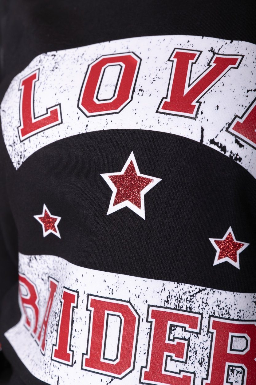 Colourful Rebel Love Raiders Sweat | Black 
