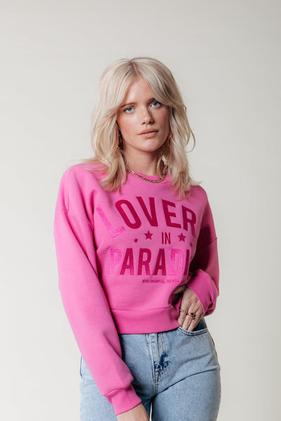 Colourful Rebel Lovers Paradise Sweat | Sweet Pink 8720603281065