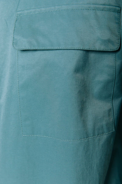 Colourful Rebel Luca Zip Shirt | Grey blue 