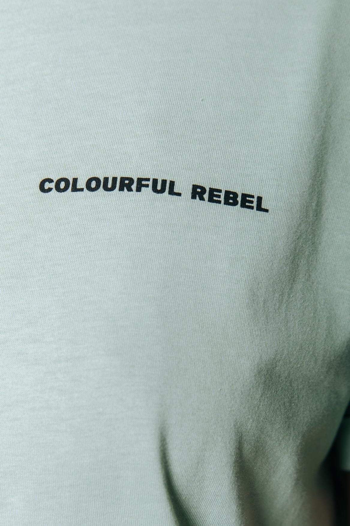 Colourful Rebel Mindset Motel Boxy Tee | Light mint 