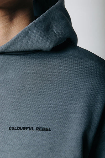 Colourful Rebel Mother Nature Clean Hoodie | Dark grey