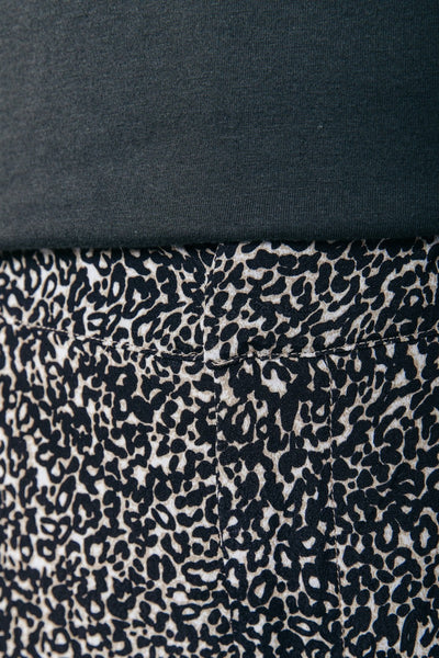 Colourful Rebel Nadine Leopard Flare Pants | Sand