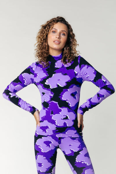 Colourful Rebel Neyo Flower Top | Light lilac 8720603295239