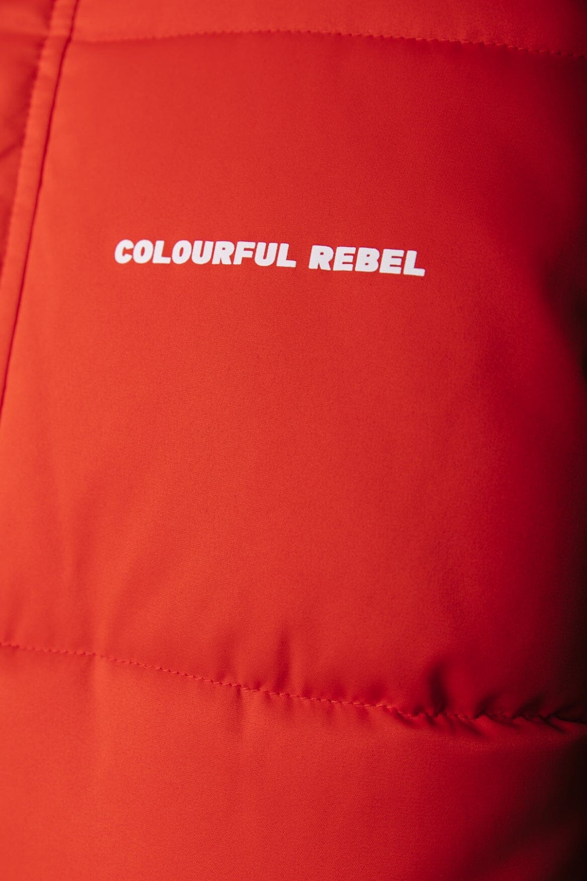 Colourful Rebel Noah Padded Body Warmer | Burned orange 