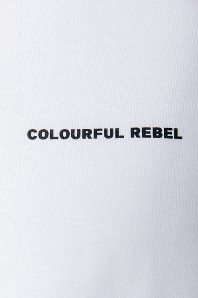 Colourful Rebel Paper Plane Basic Tee | Off white