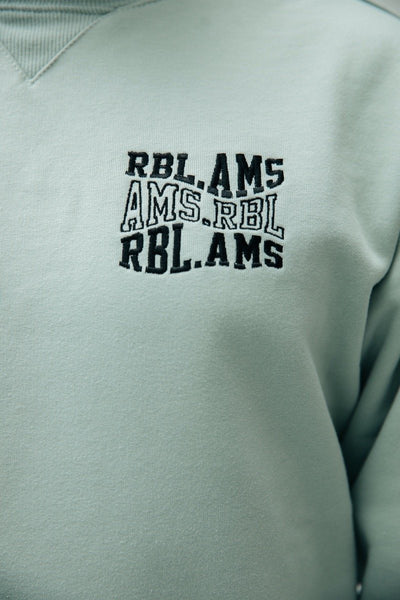 Colourful Rebel RBL AMS Small Wave Sweat | Mint 