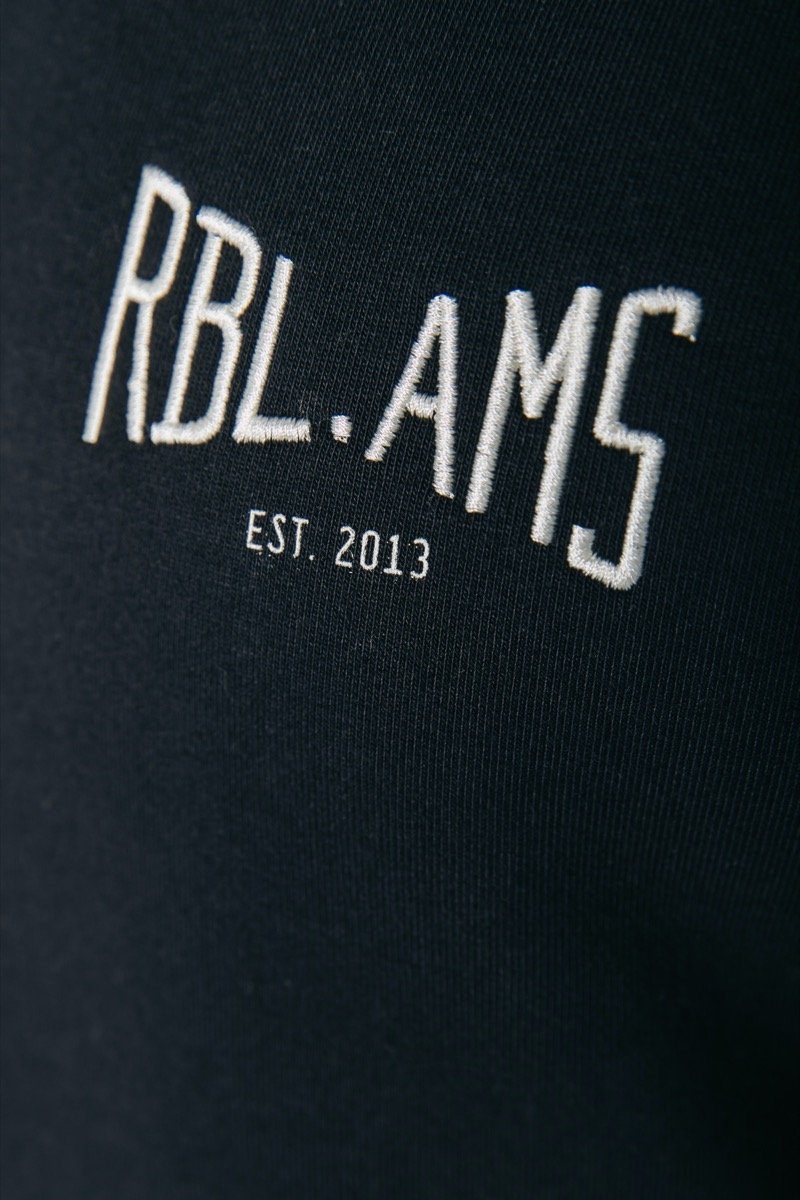 Colourful Rebel RBL.AMS Small Embro Basic Sweat | Black 