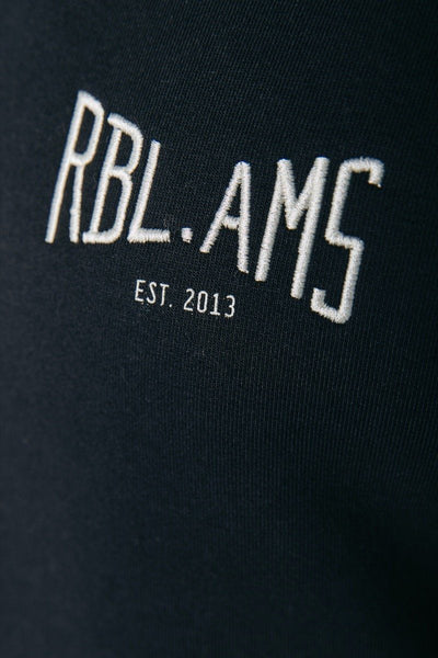 Colourful Rebel RBL.AMS Small Embro Basic Sweat | Black 