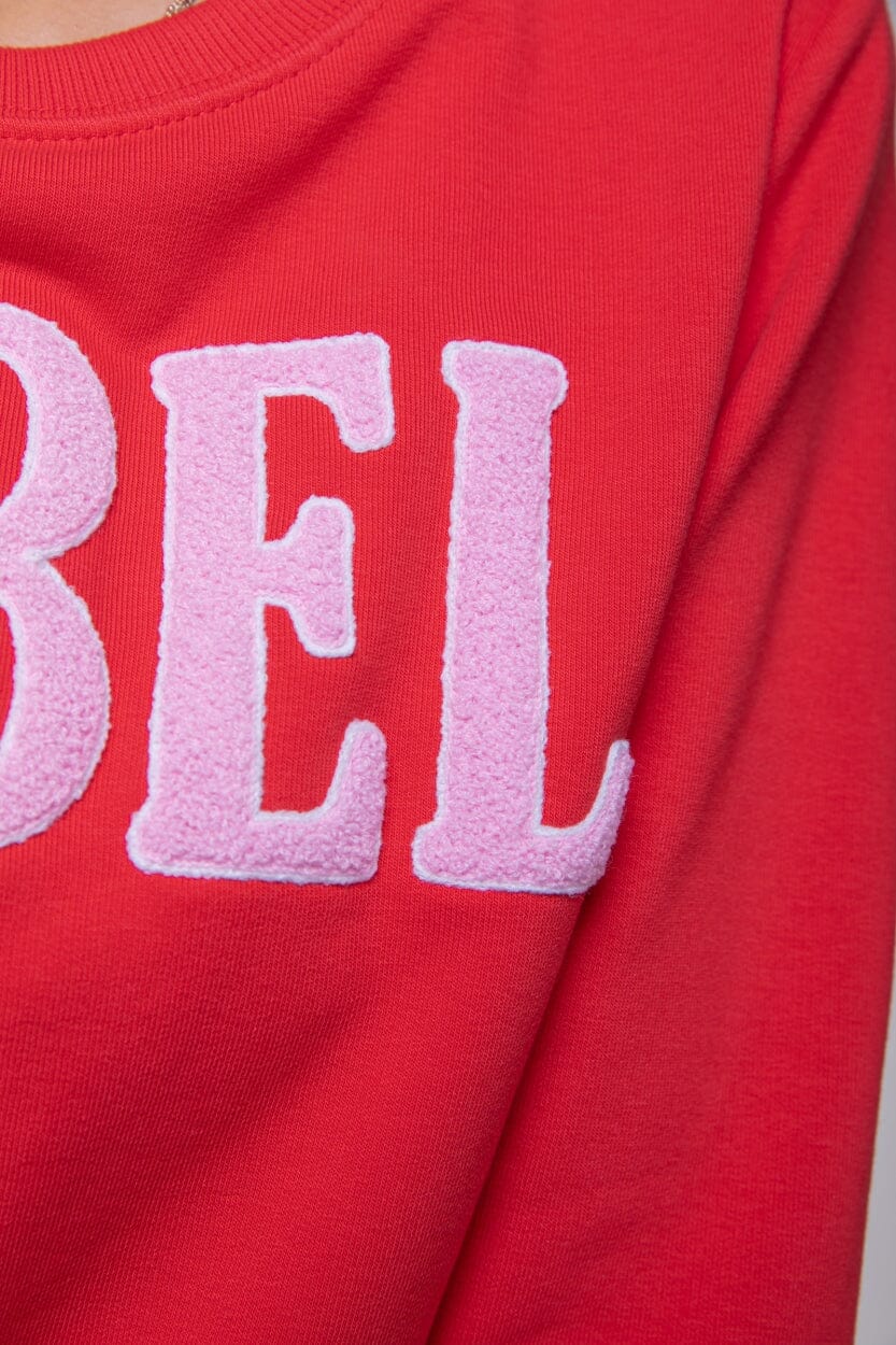 Colourful Rebel Rebel Basic Sweat | Red 