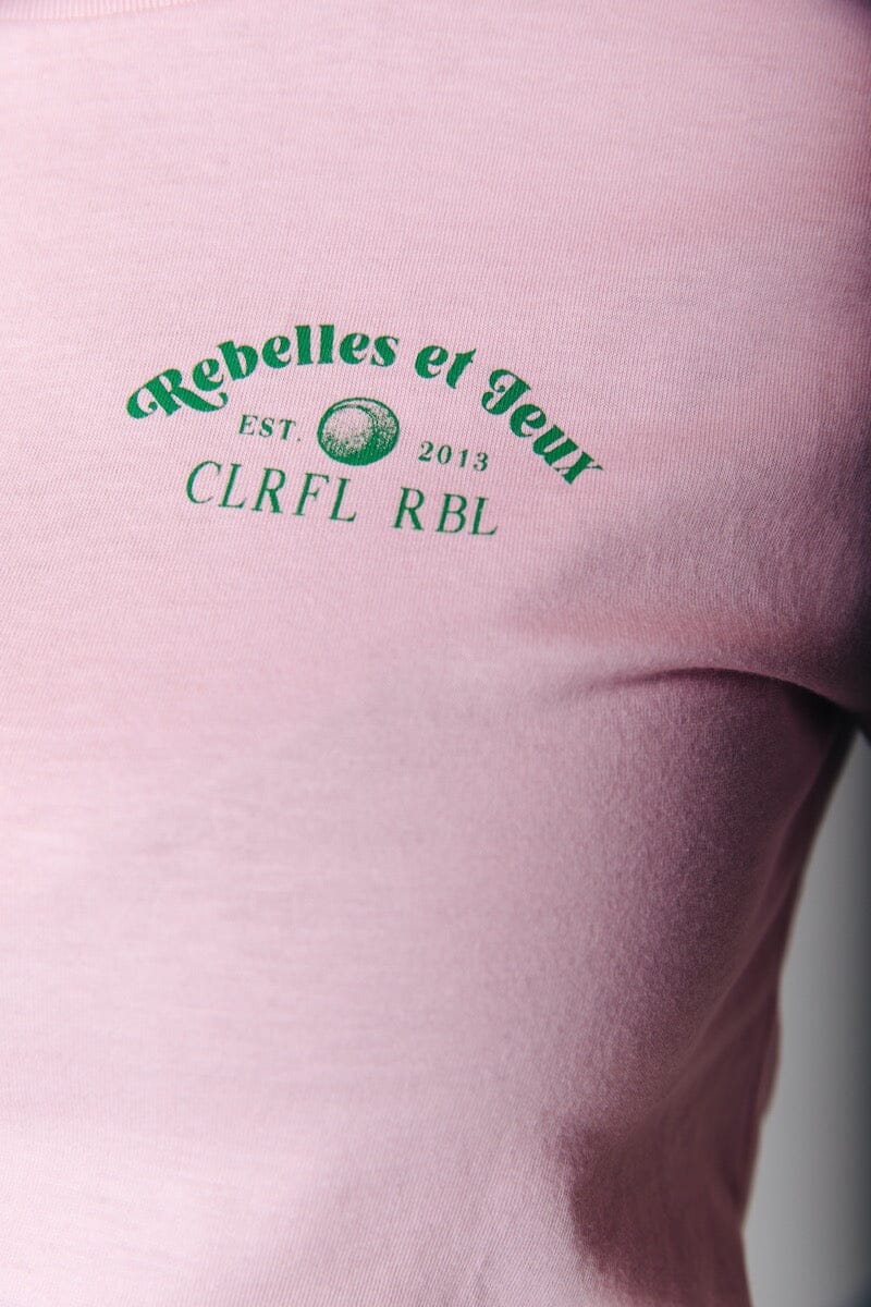 Colourful Rebel Rebelles Et Jeux Classic Tee | Soft pink 