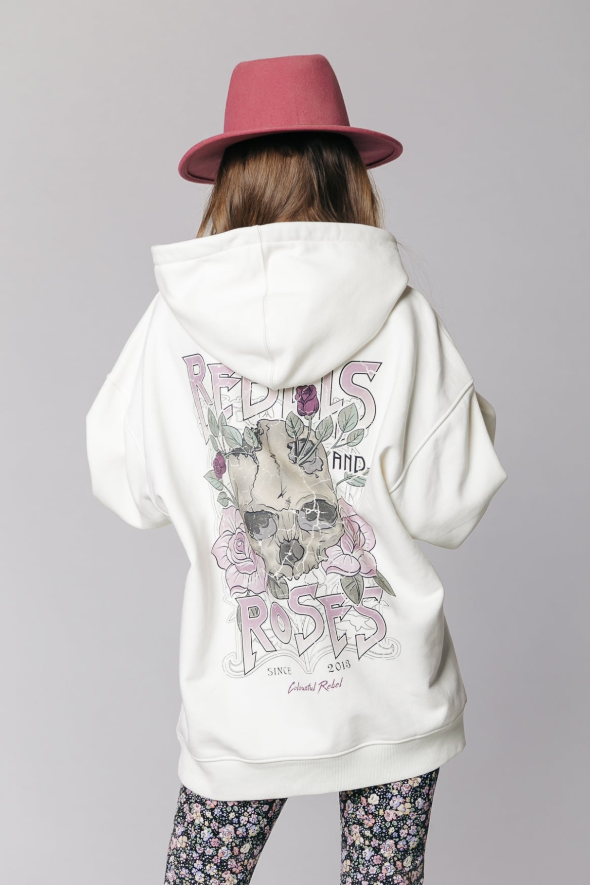 Colourful Rebel Rebels And Roses Hoodie | Off white 1120977318829