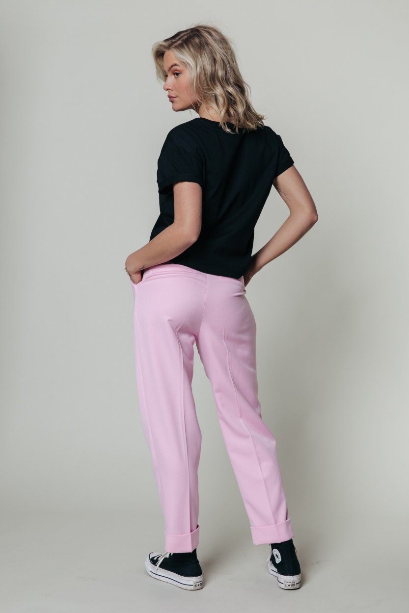 Colourful Rebel Remi Tapered Pants | Pink 