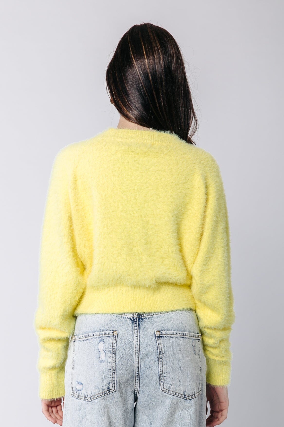 Colourful Rebel Sally Cardigan | Neon lime