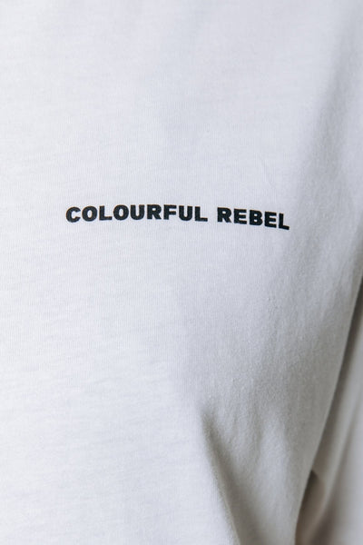 Colourful Rebel Secret Sun Loosefit Tee | Off white 