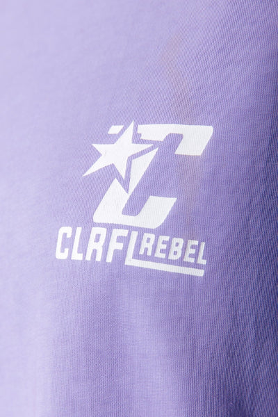 Colourful Rebel Seven Tee | Light lilac 