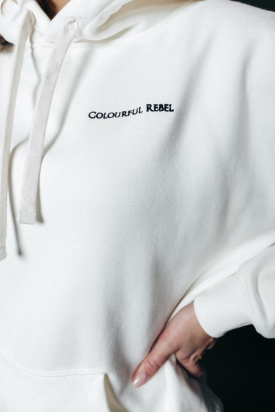 Colourful Rebel Starlight Oversized Hoodie | Off white 