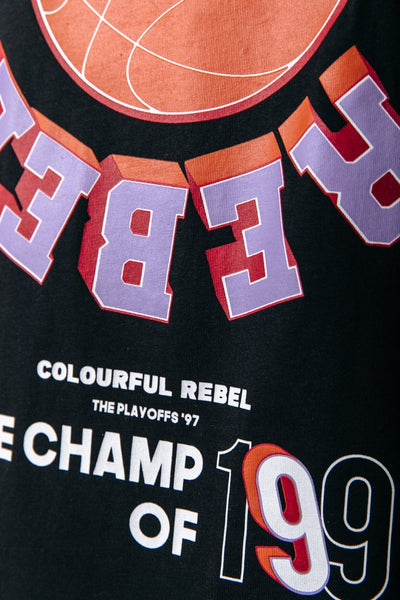 Colourful Rebel State Champ Tee | Black 