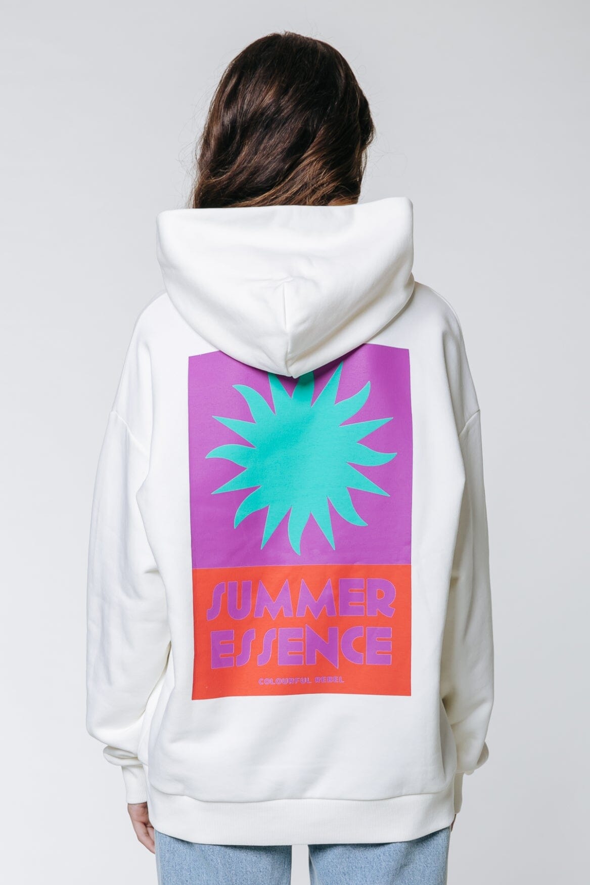 Summer Essence Hoodie | Off white – Colourful Rebel