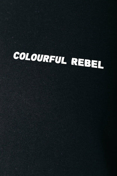 Colourful Rebel Sunset Tee | Black