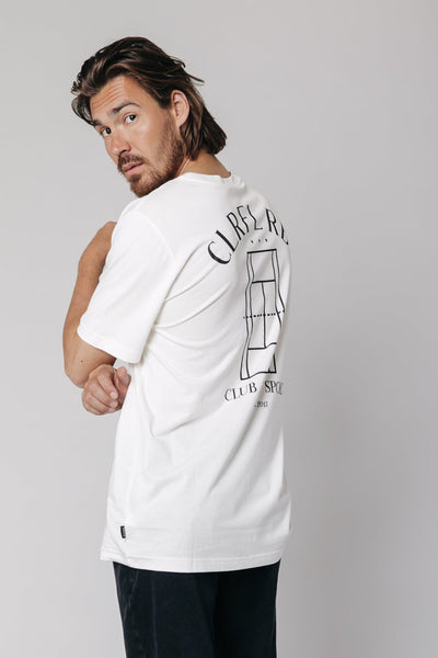 Colourful Rebel Tennis Court Tee | Off white 8720603204330