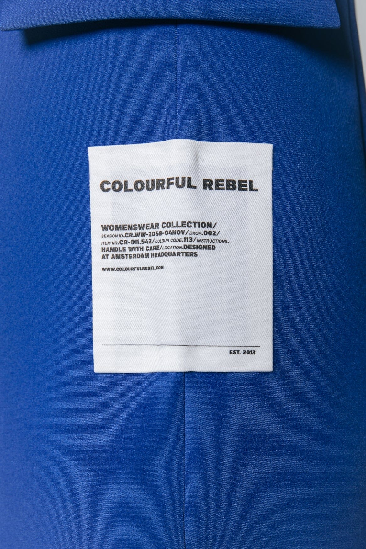 Colourful Rebel Tikki Blazer | Blue