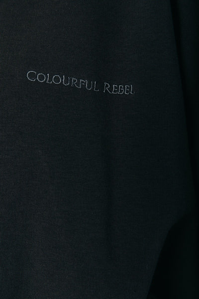 Colourful Rebel Uni Dropped Shoulder Sweat | Anthracite 