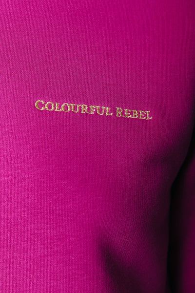 Colourful Rebel Uni Embro Basic Sweat | Fuchsia.2 