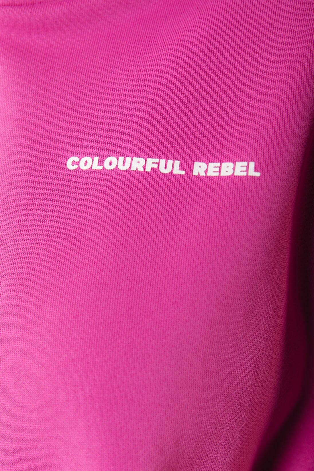 Colourful Rebel Uni Logo Hoodie | Fuchsia 