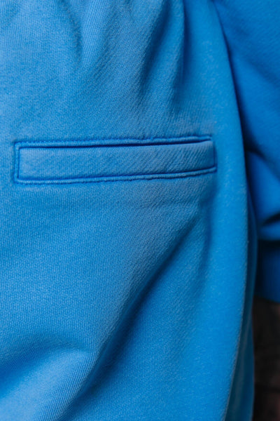 Colourful Rebel Uni Logo Wash Sweat Short | Soft blue