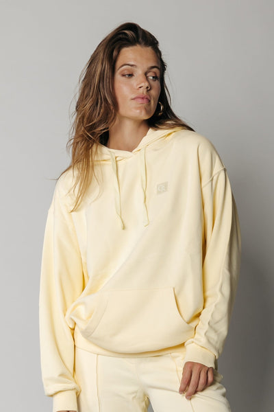 Colourful Rebel Uni Oversized Hoodie | Soft yellow 1120846700748