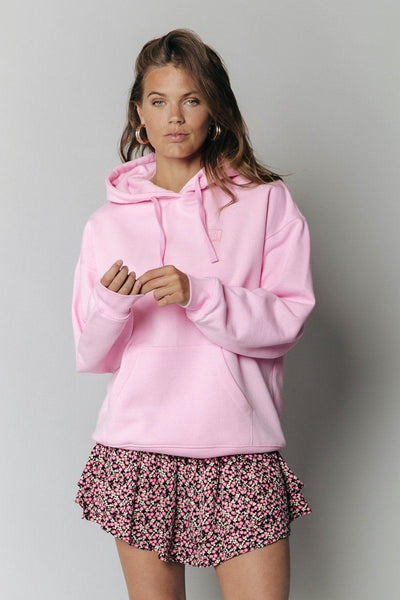 Colourful Rebel Uni Oversized Hoodie | Sweet Pink