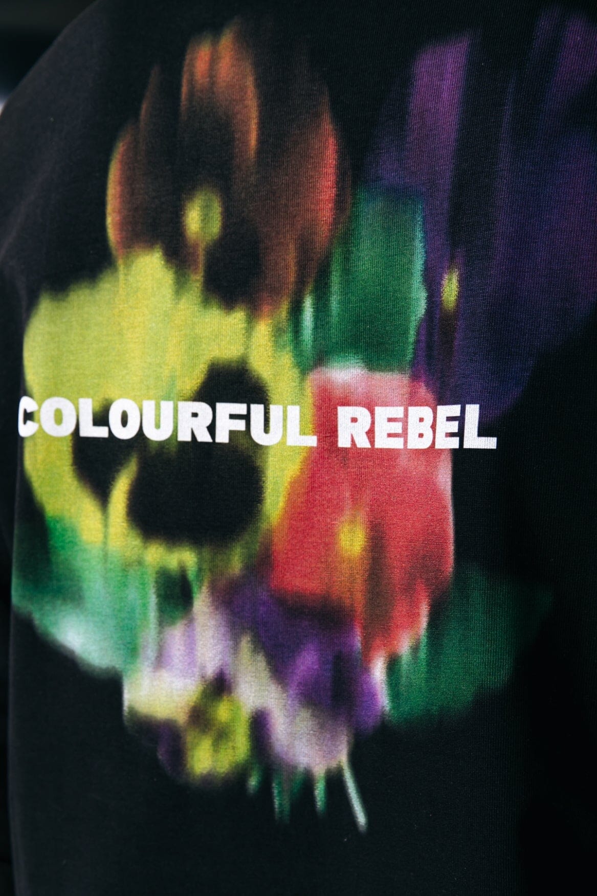 Colourful Rebel Violas Long Sleeve Tee | Black
